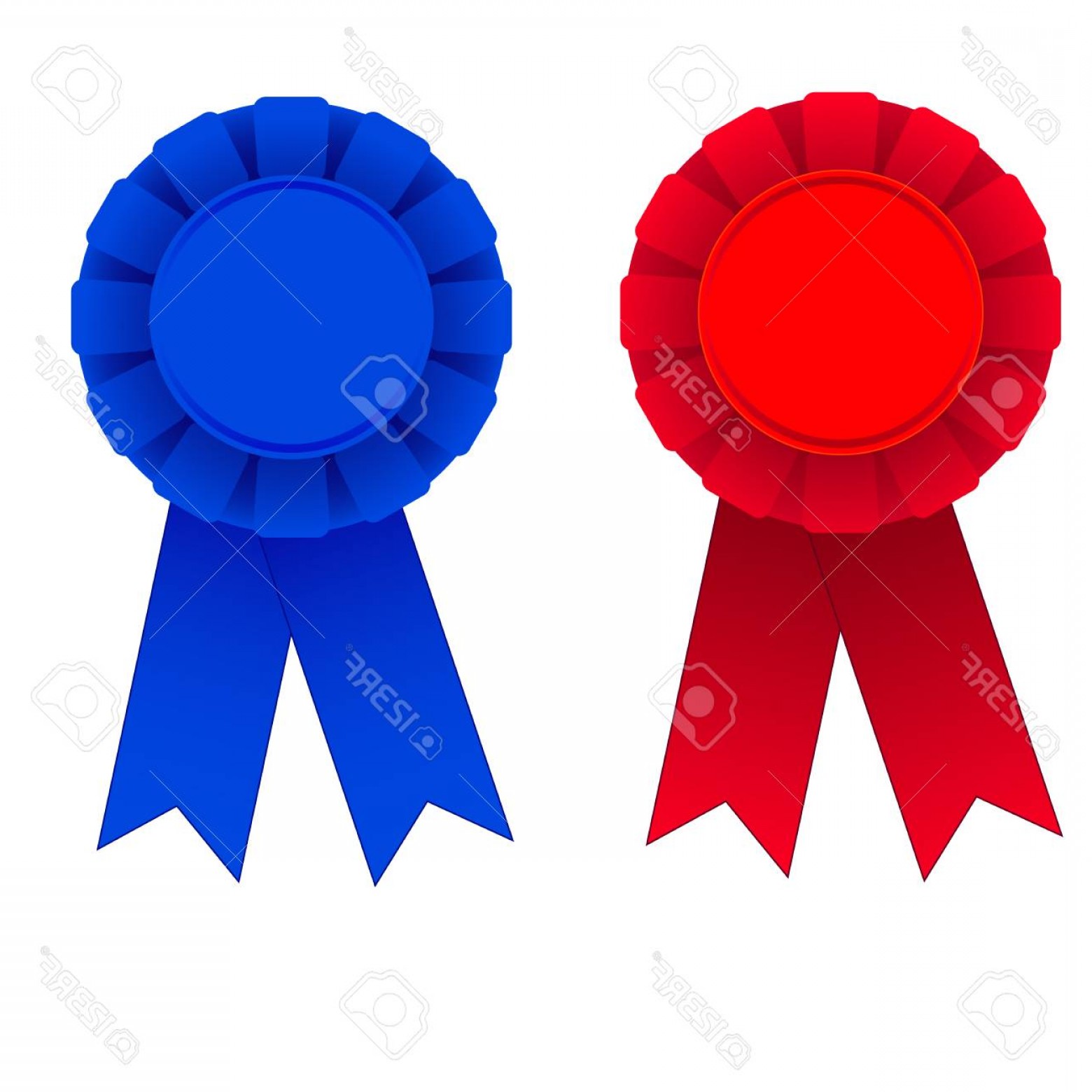 1560x1560 Photostock Vector Red And Blue Award Ribbons Vector Handandbeak