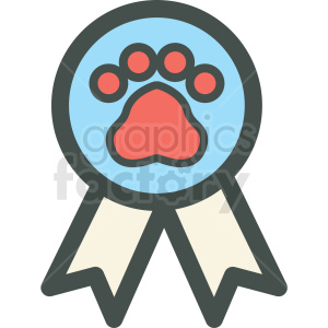 300x300 Dog Award Ribbon Vector Icon Clipart Royalty Free Gif, Png