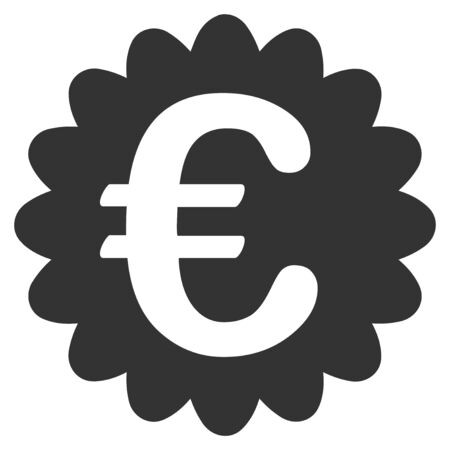 Euro Award Seal Vector Icon Style Is Flat Symbol, Gray Color 450x450 Euro Award Seal Vector Icon Style Is Flat Symbol, Gray Color