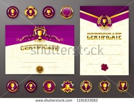 Gold Award Certificate Astonishing Seal Template Design Free 450x347 Gold Award Certificate Astonishing Seal Template Design Free