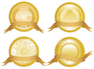 Seals And Awards Vector Diary 380x280 Seals And Awards Vector Diary