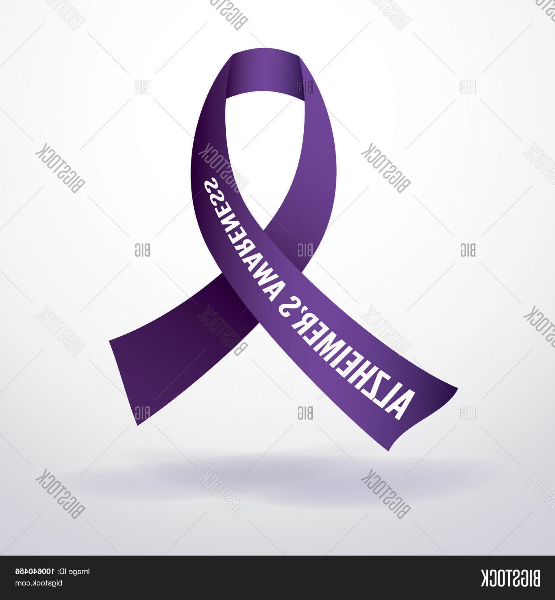 1800x1944 Stock Vector Alzheimer S Disease Awareness Ribbon Illustration