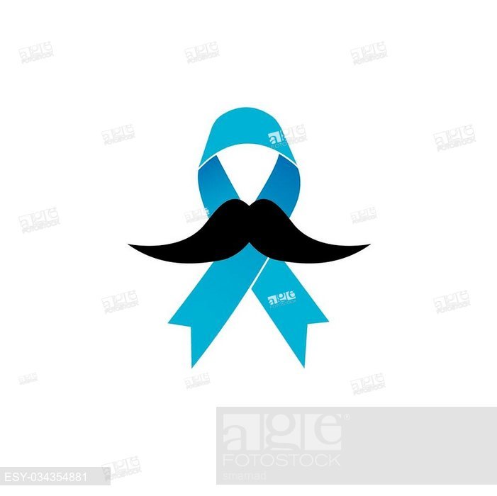 701x700 Prostate Cancer Awareness Ribbon Vector Icon On Blue Background