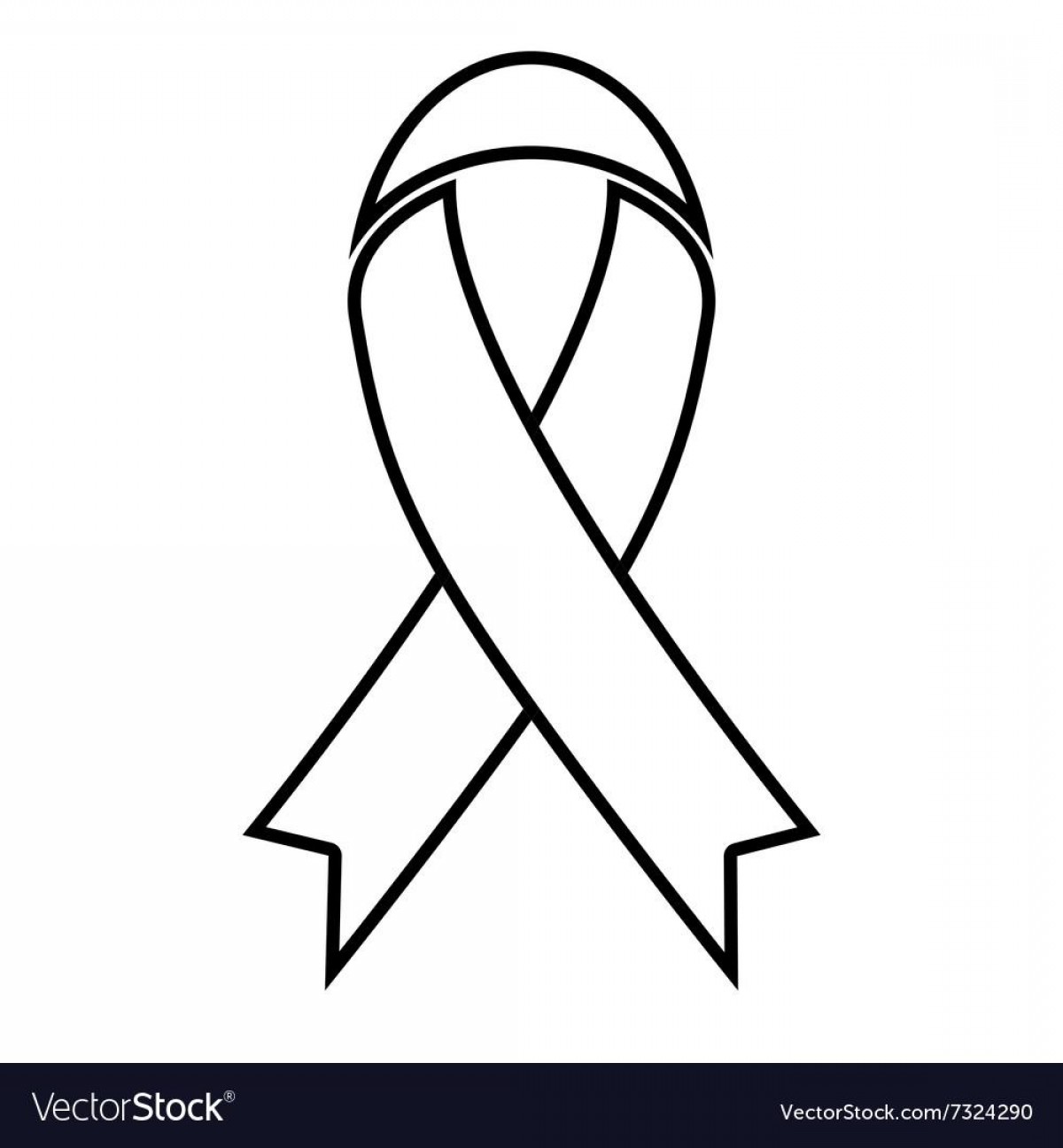 1200x1296 Awareness Ribbon Vector Art Wallkeeper