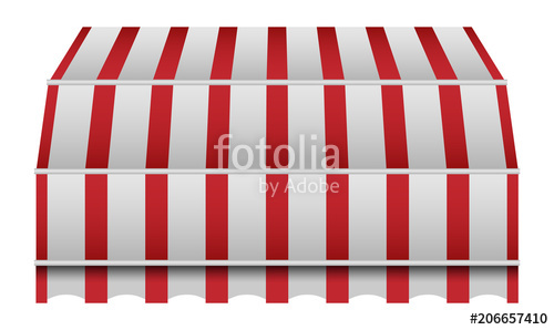 Retro Awning Mockup Realistic Illustration Of Retro Awning Vector 500x298 Retro Awning Mockup Realistic Illustration Of Retro Awning Vector