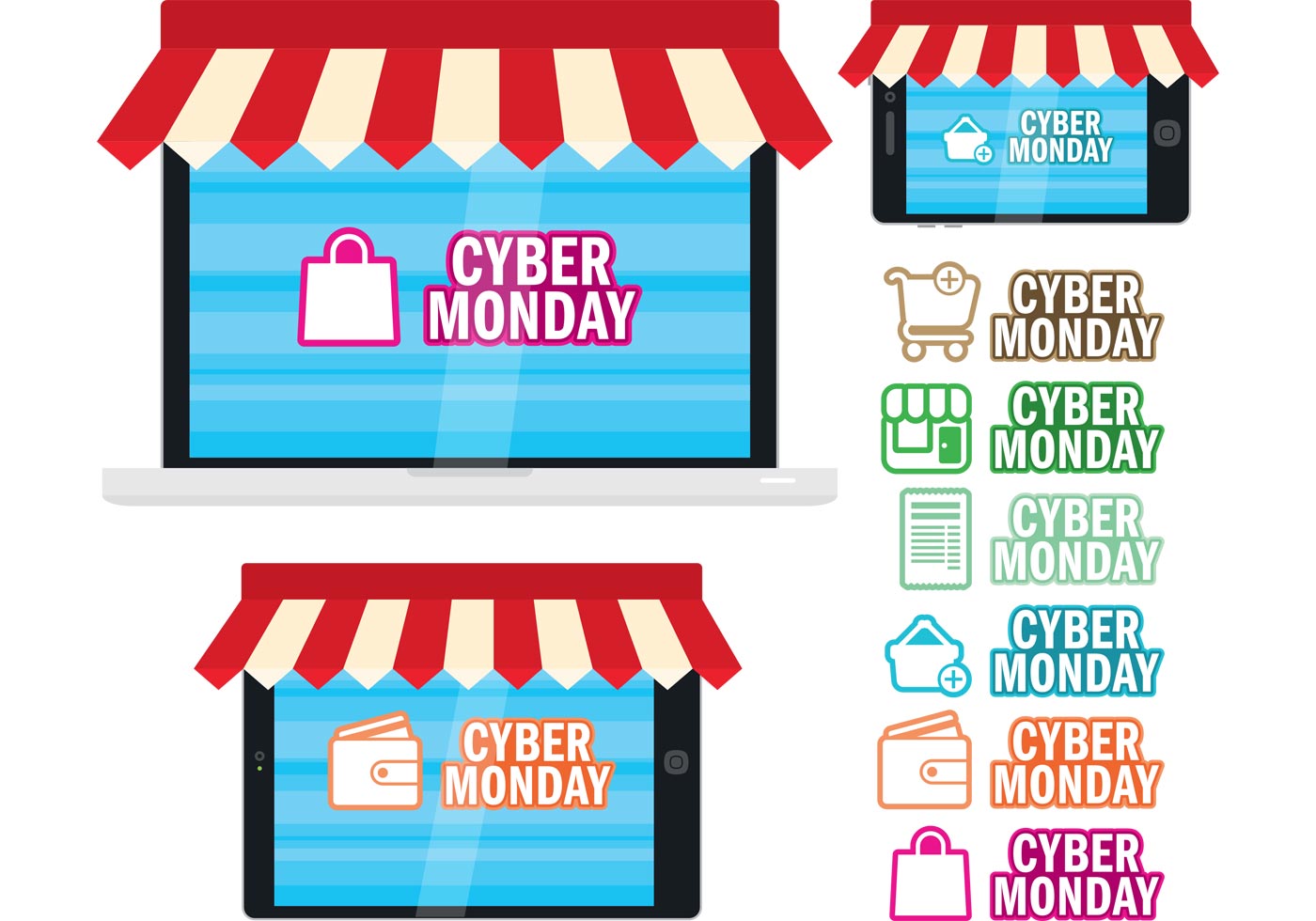 Awning Free Vector Art 1400x980 Awning Free Vector Art