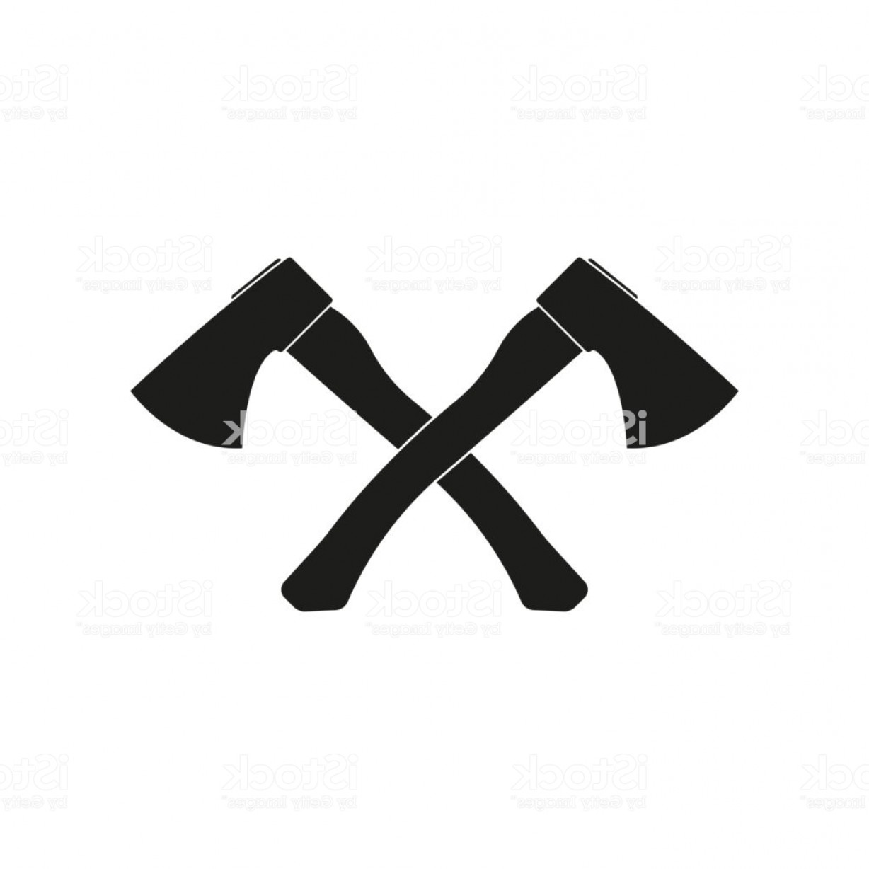 1228x1228 Lumberjack Crossed Axe Vector Studiogrfx