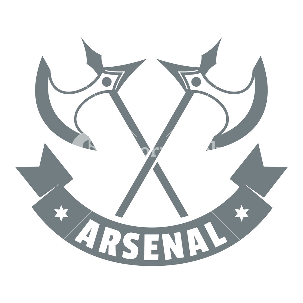 1000x1000 Medieval Axe Logo Simple Illustration Of Medieval Axe Vector Logo