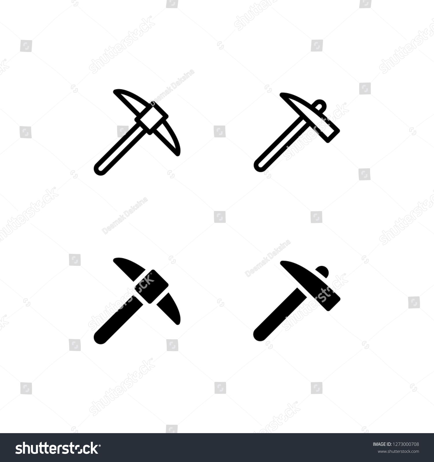 1500x1600 Pickaxe Icon Design Pickaxe, Mining, Tool, Axe, Miner, Icon, Logo