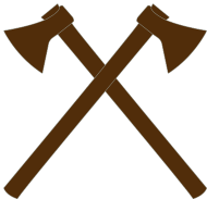 Crossed Axe 190x183 Crossed Axe