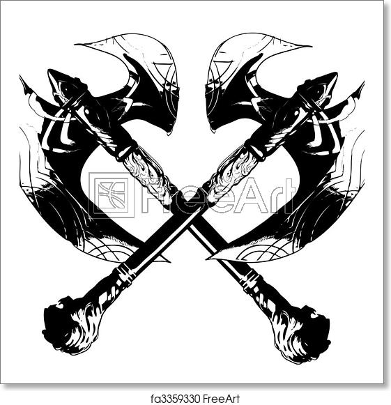 Free Art Print Of Battle Axe Vector Design Great For Backgrounds 561x581 Free Art Print Of Battle Axe Vector Design Great For Backgrounds