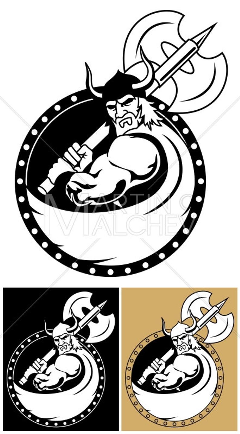 Viking With Axe Vector Cartoon Illustration Viking Etsy 794x1437 Viking With Axe Vector Cartoon Illustration Viking Etsy