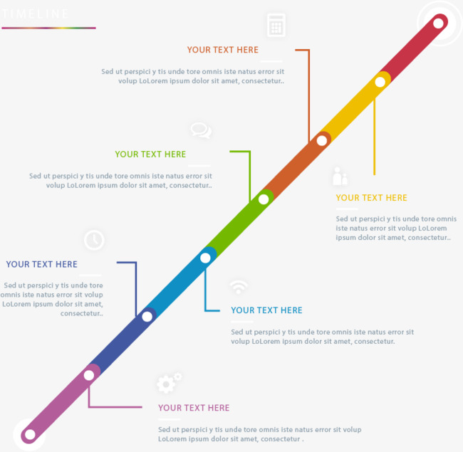 650x635 Flat Creative Time Axis, Time Vector, Timeline, Time Axis Material