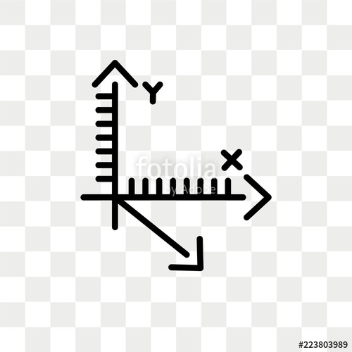 500x500 Axis Vector Icon Isolated On Transparent Background, Axis Logo