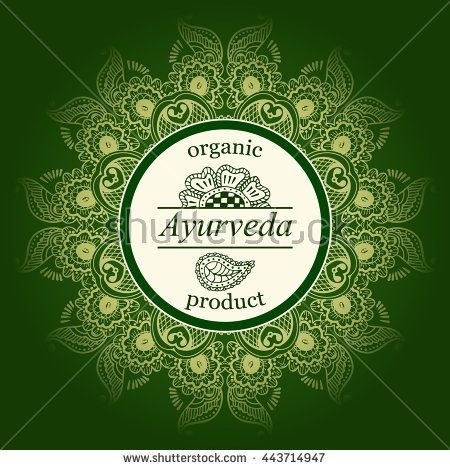 450x470 Ayurveda Vector Illustration Logo Template For Ayurvedic Organic
