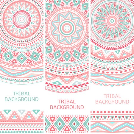 450x450 Tribal Ethnic Vintage Banners Vector Illustration For Your Cute
