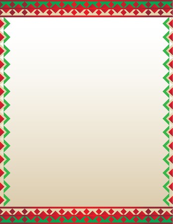 348x450 Aztec Border Royalty Free Vector Graphics