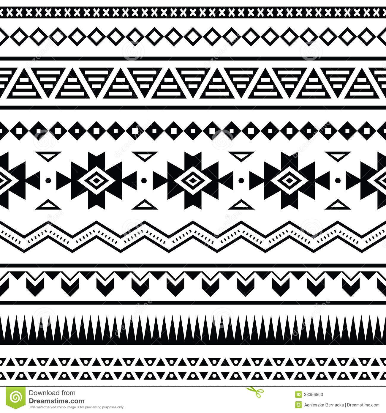 1300x1390 Aztec Mexican Seamless Pattern