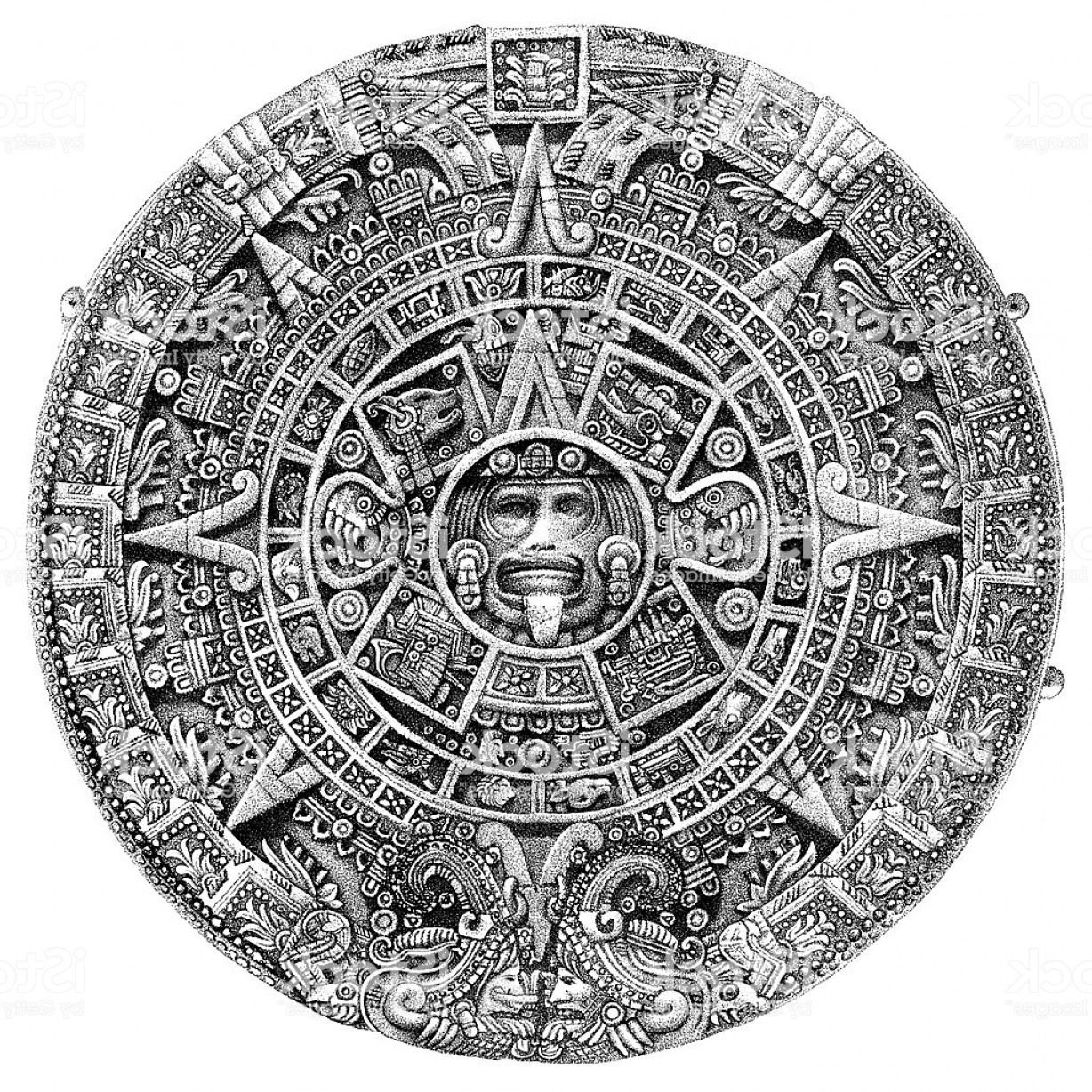 Free 268 Aztec Calendar Svg Free Svg Png Eps Dxf File Riset