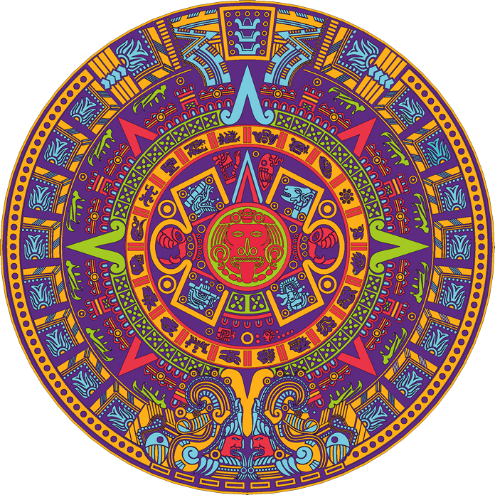 Aztec Calendar SVG