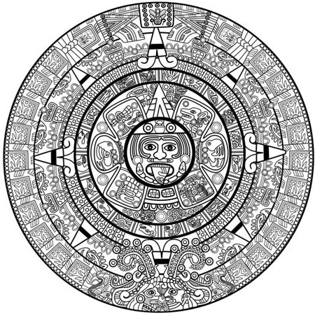 450x450 Maya And Aztec Vector Symbols