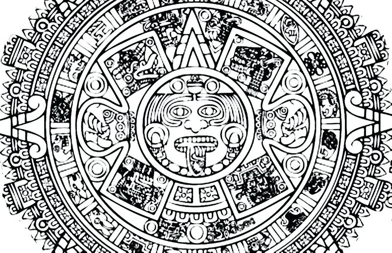 Aztec Calendar Vector at Vectorified.com | Collection of Aztec Calendar