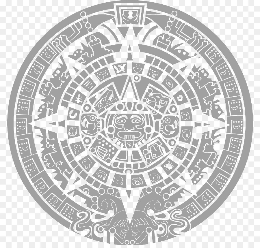 Aztec Calendar Svg Aztec Calendar Cut File Aztec Calendar Dxf Aztec