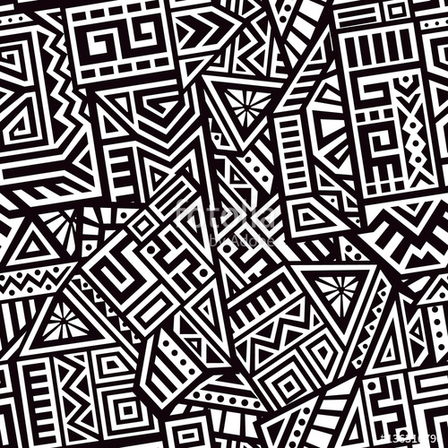 500x500 Aztec Vector Seamless Pattern Stock Image And Royalty Free Vector