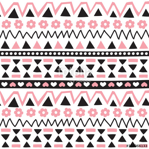 500x500 Seamless Aztec Pattern Vector Illustration Stock Image