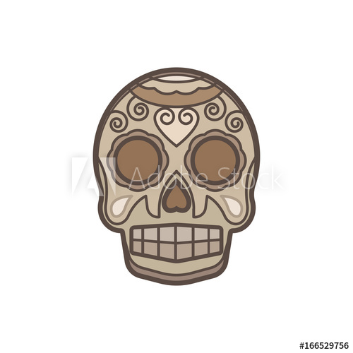 500x500 Aztec Skull Icon