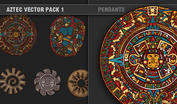 680x400 Aztec Vector Pack
