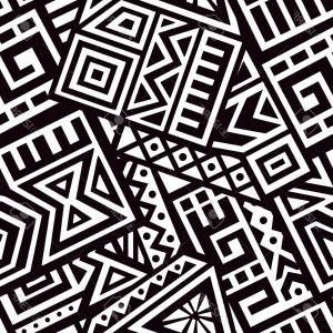 300x300 Photostock Vector Aztec Vector Seamless Pattern Wallkeeper