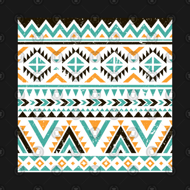 630x630 Retro Color Aztec Vector