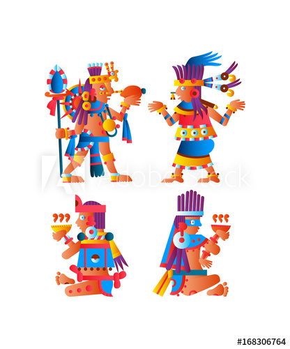 Aztec Warrior Vector at Vectorified.com | Collection of Aztec Warrior ...