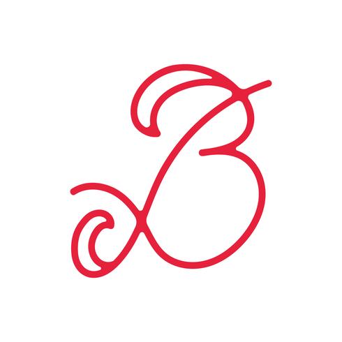 490x490 Monoline Letter B