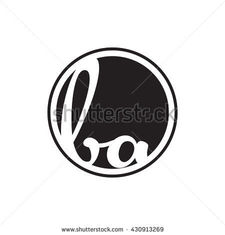 450x470 Initial Letter Logo Circle With Ring Ba