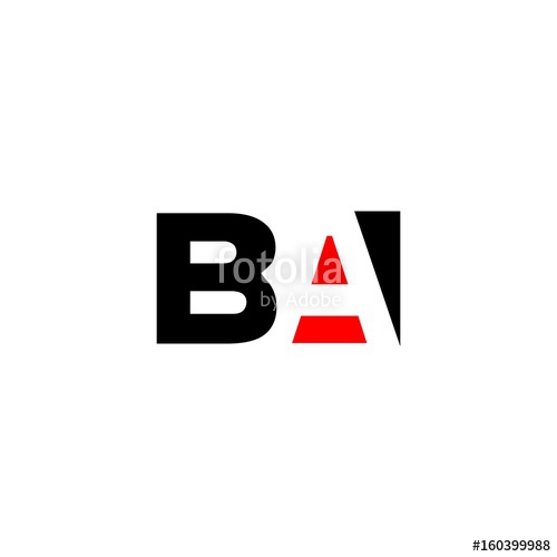 500x500 Letter Ba Logo Vector Stock Image And Royalty Free Vector
