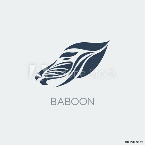 500x500 Baboon Logo Vector