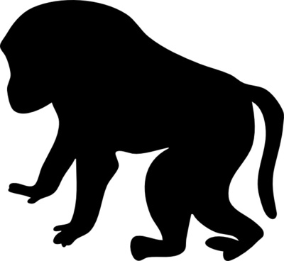 400x368 Baboon Vector Free Vector Download