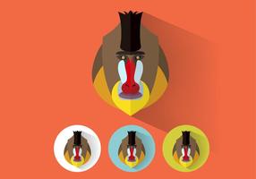 286x200 Baboon Free Vector Art