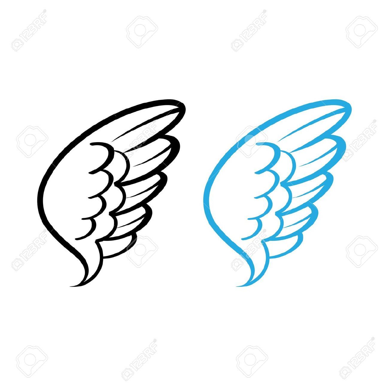 1300x1300 Simple Illustration Of Angels