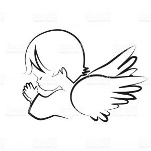 300x300 Angel Wings Vector Lettering Drawing Geekchicpro