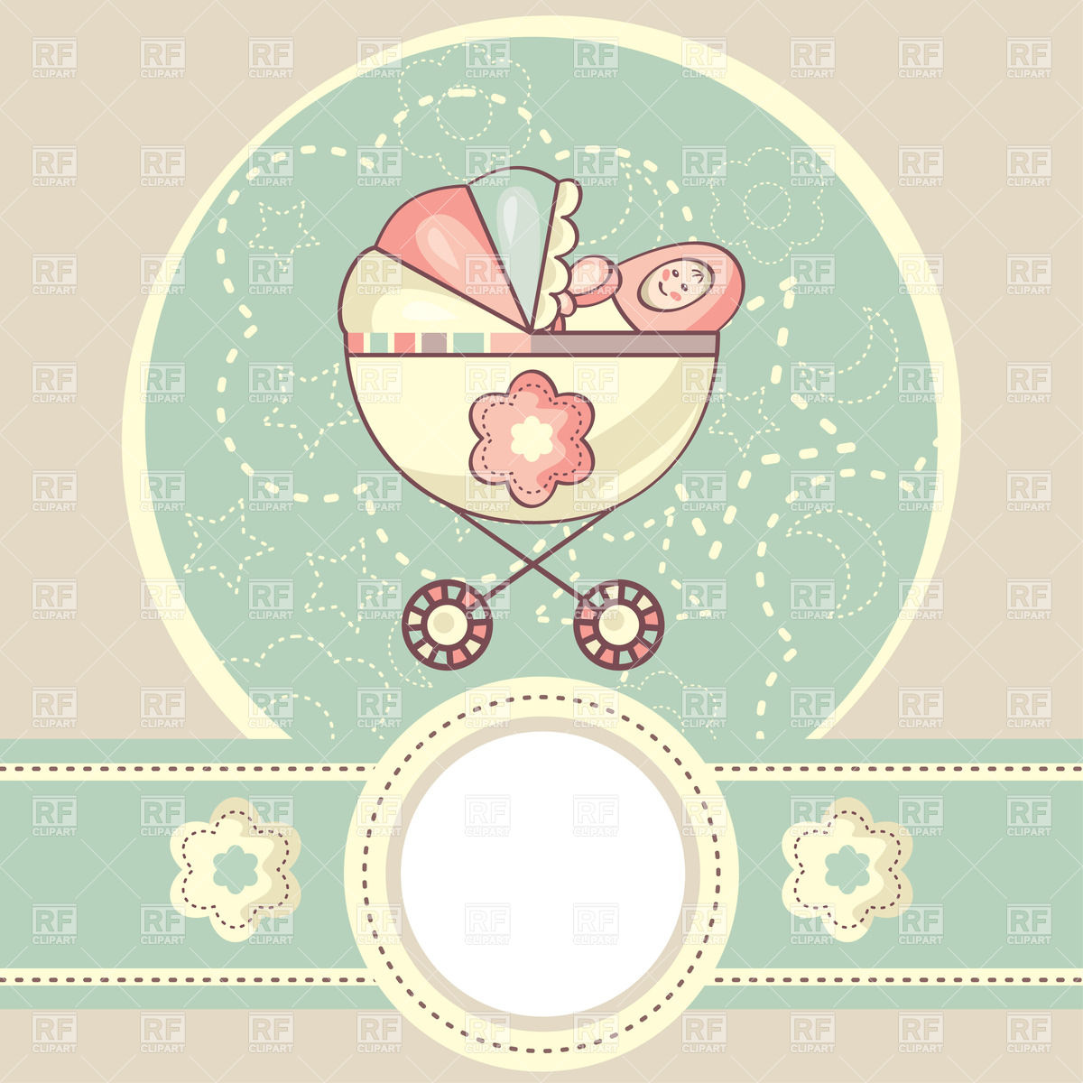 Baby Background With Pram Vector Image Of Design Elements 1200x1200 Baby Background With Pram Vector Image Of Design Elements