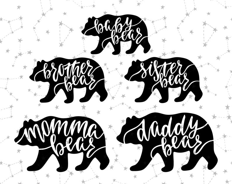 Momma Bear Daddy Bear Brother Sister Bear Baby Etsy 794x630 Momma Bear Daddy Bear Brother Sister Bear Baby Etsy