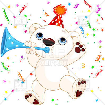 Sute Polar Bear Celebrating Birthday 397x400 Sute Polar Bear Celebrating Birthday
