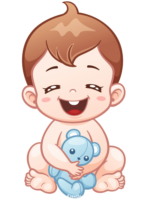 Baby And Teddy Bear Vector Illustration Vector Free Download 500x667 Baby And Teddy Bear Vector Illustration Vector Free Download