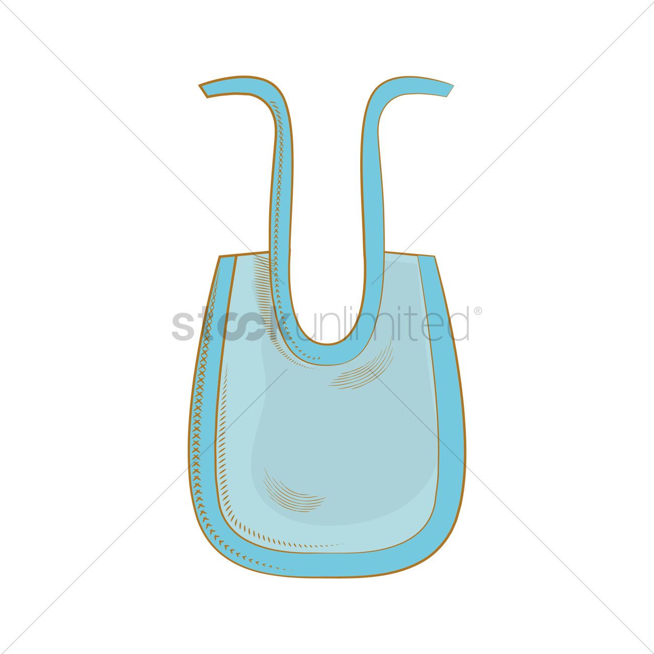 1300x1300 Baby Bib Vector Image