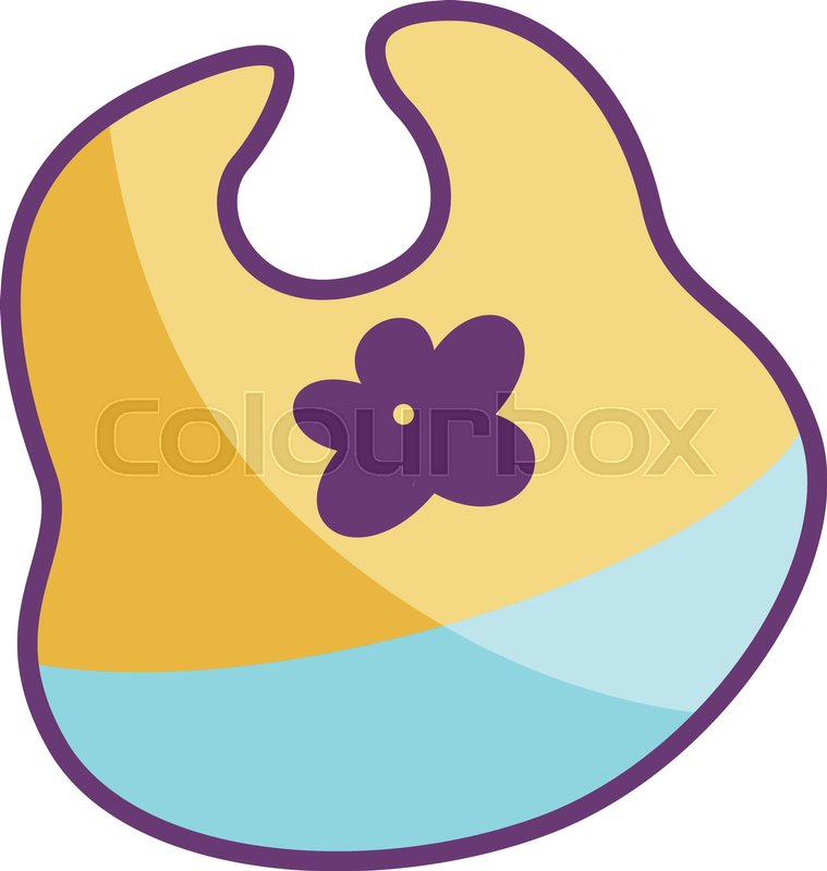 759x800 Baby Bib Icon Cartoon Illustration Of Stock Vector Colourbox