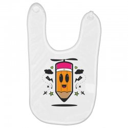 250x250 Custom Fly Pencil Vector Baby Bibs