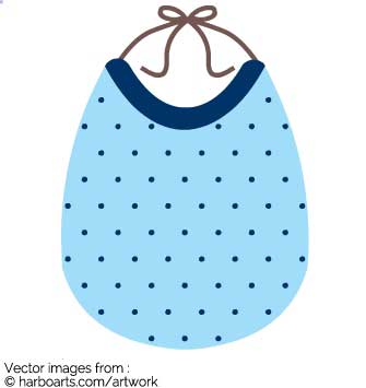 335x355 Download Polkadot Baby Boy Bib